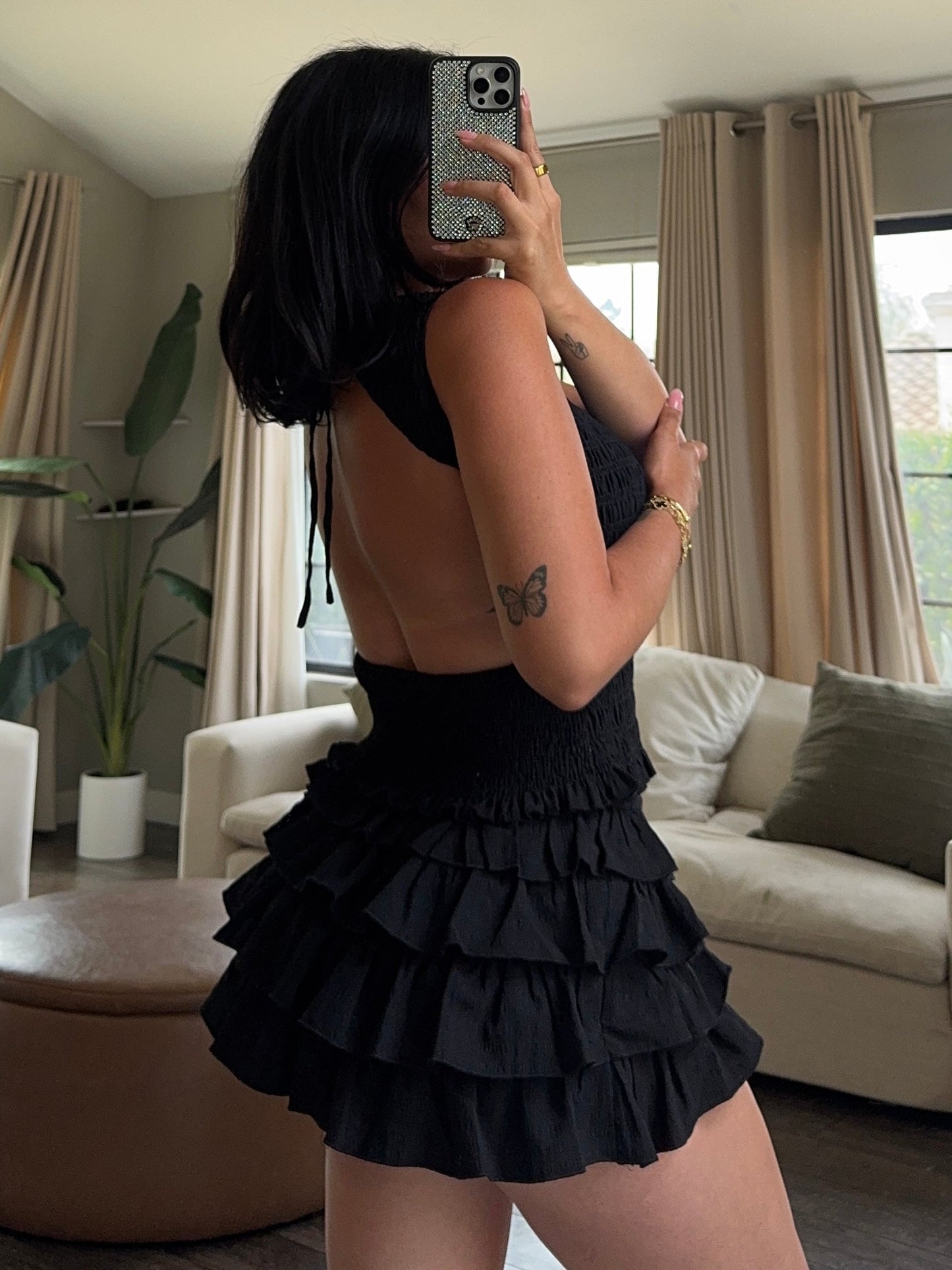 Gisselle Mini Skirt (Black)