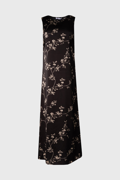 Black & Beige Round Neck Jumper